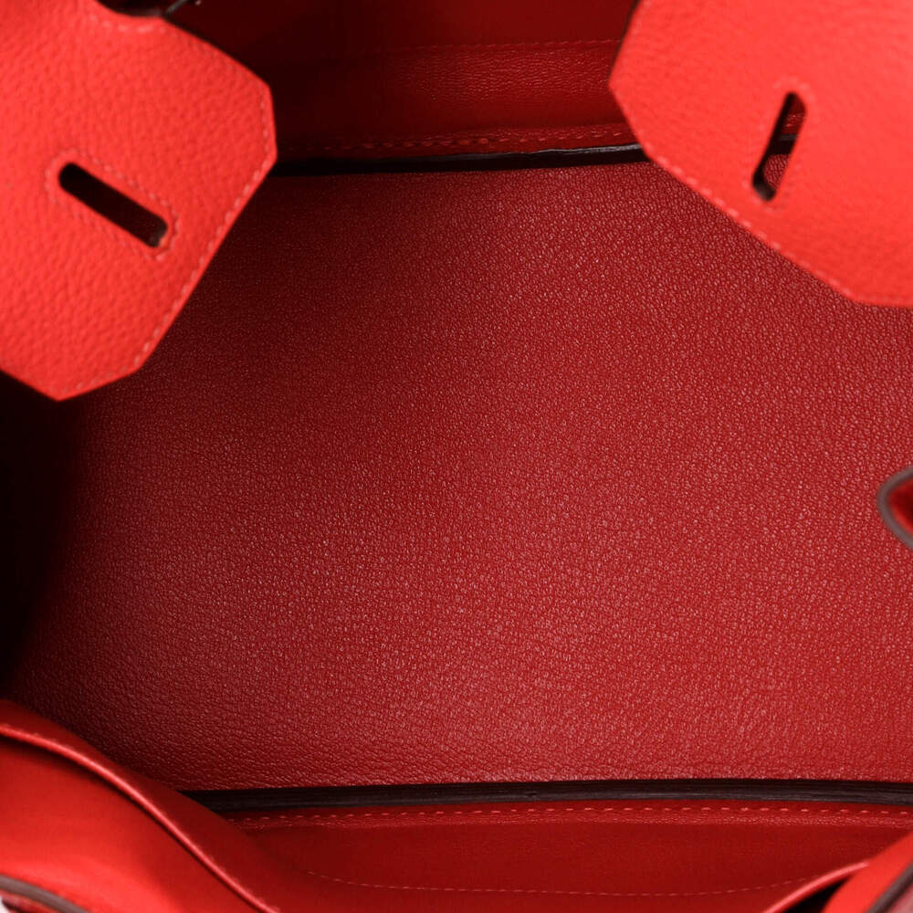 Hermes Birkin 30 Red Togo with Palladium Hardware - Picture 6 of 8